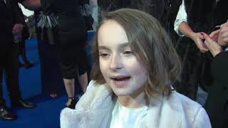 Pixie Davis Interview | European Premiere (12/12/2018) - Mary Poppins Returns (2018)