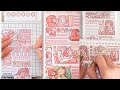 🍰 [ASMR RELAXING] Creative Aesthetic STICKER Journal's Asmr 🌷✨💗