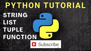 Python - String List Tuple Function | Craw Cyber Security #strings #tuple #pythontutorial