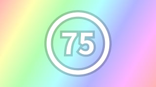 75 seconds timer ‐ Countdown Circle Gradation