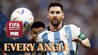 Lionel Messi scores a GOAT-caliber goal for Argentina in the 2022 FIFA World Cup | Every Angle