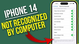 How To Fix An iPhone 14 That’s Charging But Not Recognized by Computer