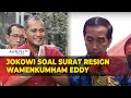 Eddy Hiariej Mundur dari Wamenkumham, Jokowi Belum Terima Suratnya