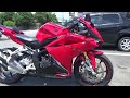 47128 cbr250rr stock exhaust sound walk around