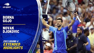 Borna Gojo vs. Novak Djokovic Extended Highlights | 2023 US Open Round 4