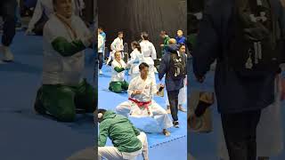 ABE SAKICHI Anan Dai warm up. Asian Championships U-21 in Almaty, 6-8 November, 2023