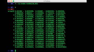 The Numpy Stack in Python - Lecture 7: Generating Numbers
