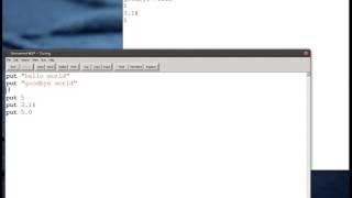 Programming in Turing 01 - Simple Output