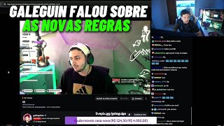 GALEGUIN REAGINDO GABE FALANDO SOBRE AS NOVAS REGRAS DA CIDADE E FALOU SOBRE