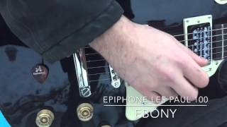 Epiphone Les Paul 100 - Elektro Gitar/ Ebony (Bi Kuple)