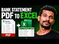 Extract Bank Statement Data from PDF Using Excel Power Query