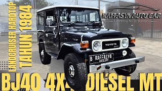 MOBIL ANTIK INI KITA JUAL MURAH! TOYOTA LANDCRUISER HARDTOP BJ40 TAHUN 84