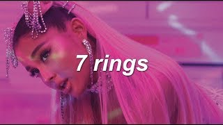 Ariana Grande - 7 rings (Clean Lyrics)