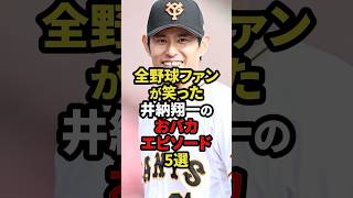 全野球ファンが笑った井納翔一のおバカエピソード5選　#プロ野球 #野球