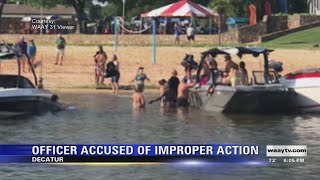 Decatur officer accused of improper action during Point Mallard arrests