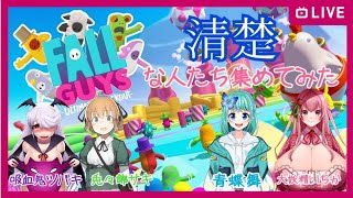 【清楚コラボらしい？？】Fall Guysするよ！！！【わーい】