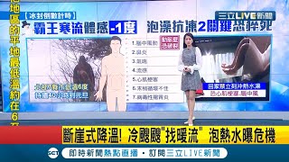 入冬最強寒流來襲體感溫度恐\