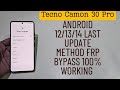 Tecno Camon 30 Pro Frp Bypass Latest And Last Method 100% Working Easy 2024