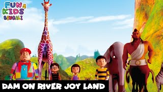 জয় নদীর উপর বাঁধ | Dam on River Joy Land | Rudra রুদ্র 54 | Cartoon Story | Fun 4 Kids - Bengali