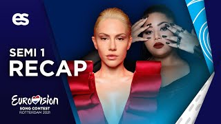 Eurovision 2021: Semi Final 1 (Official Recap of all songs)