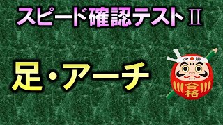 【聞き流し・スピード確認テストⅡ・84】足アーチ（解剖運動生理学）