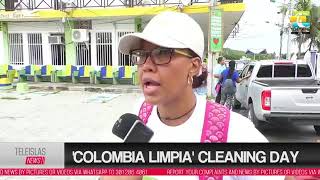 #TeleislasNews #Providence #English “Colombia Limpia” Cleaning day.