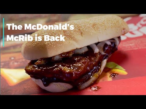 The McDonald's McRib Is Back - YouTube