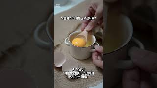 [지식냥이] 계란 노른자 간단하게 분리하는 꿀팁 #shorts