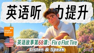 🔥 简单的英文故事第68课《An Unexpected Flat Tire 意外爆胎》，提升英语听力理解能力！ English Learning Story | 英语听力 | 英文故事