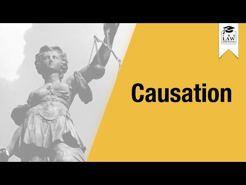 What is causation in negligence?