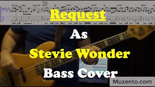 As - Stevie Wonder - Bass Cover - Request