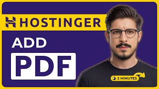 How To Add PDF In Hostinger Website 2026 | How To Add A PDF Document In Hostinger Website Builder