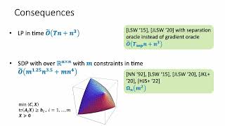 STOC 2023 - Session 10C - Interior Point Methods with a Gradient Oracle.