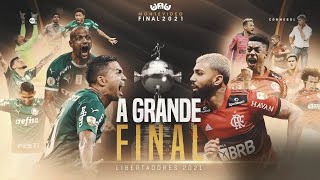 Chamada do programa A GRANDE FINAL da LIBERTADORES 2021 no SBT - Palmeiras x Flamengo (26/11/2021)