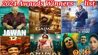 69th Filmfare Awards 2024 Winners 🏆 list | Best Actor| Best Film | Best Director