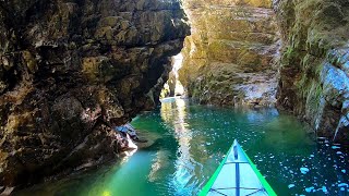 Kajaktour im Gumotex Swing 1 auf dem Sylvensteinsee und in der Walchenklamm