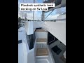 plasdeck synthetic teak decking on sv lola a 2024 leopard 42. installed by specialty marine