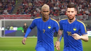 BINHO E MESSI PELA PRIMEIRA VEZ JUNTOS NO MESMO TIME - PES 2018 - RUMO AO ESTRELATO #76