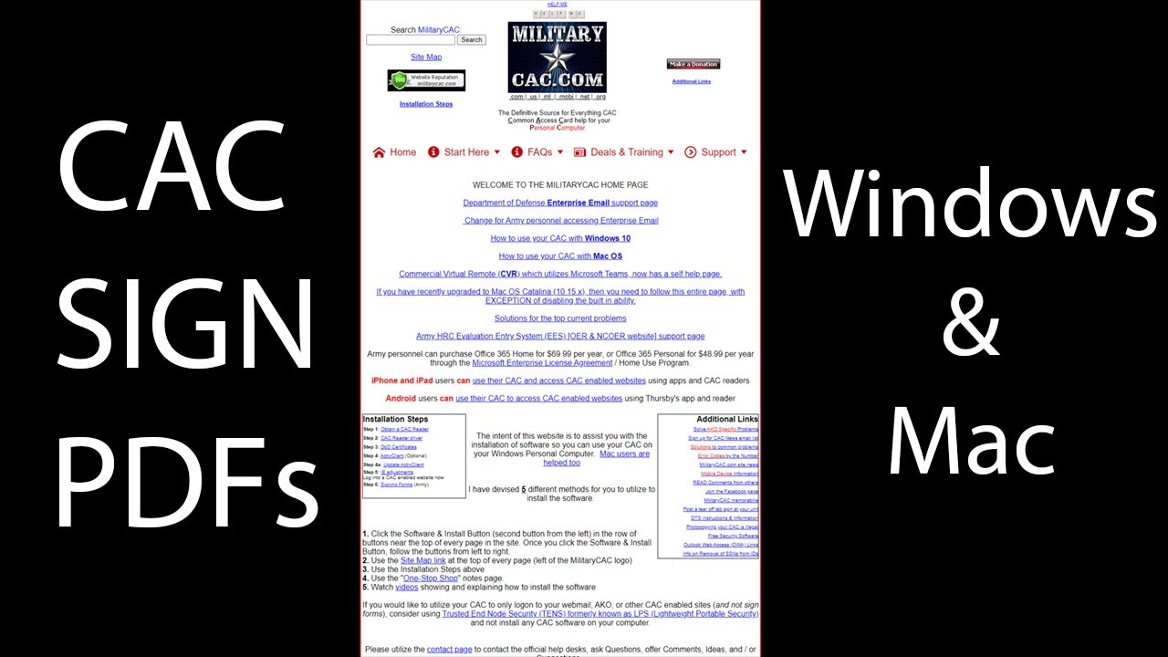 How To Digitally Sign A Pdf With Cac On Mac Answer Key Pdf