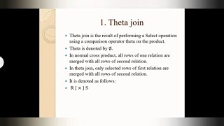 CS403 What is Theta Join in Database Management System? || Joins|| interview important