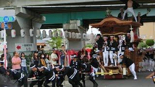 2017年 堺市 美福連合だんじり祭り 試験曳き（上北）