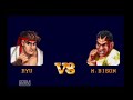 【sfc】ストリートファイター2　リュウでプレイ　難易度lv7【street fighter 2】