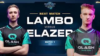 Lambo vs Elazer ZvZ - Match 1 Finals - WCS Winter Europe