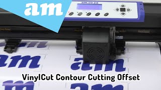 Calibrate and Adjust Contour Cutting Offset in VinylCut Software for Perfect Contour Alignment