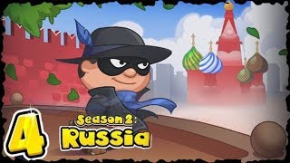 Bob The Robber 4 Season 2 Russia Level 1 to level 4