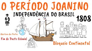 Resumão da Vinda da Família Real e Independência do Brasil