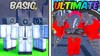 BASIC TO ULTIMATE in Roblox Toilet Tower Defense