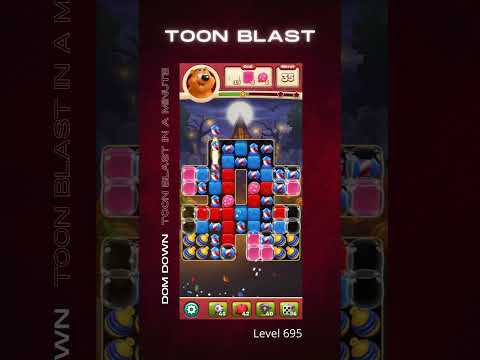 Dom Down Toon Blast – Nivel 695 #shorts