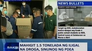 SAKSI: Mahigit 1.5 tonelada ng iligal na droga, sinunog ng PDEA