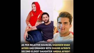Shaheen Afridi engaged with Shahid Afridi's Daughter Ansha Afridi!!